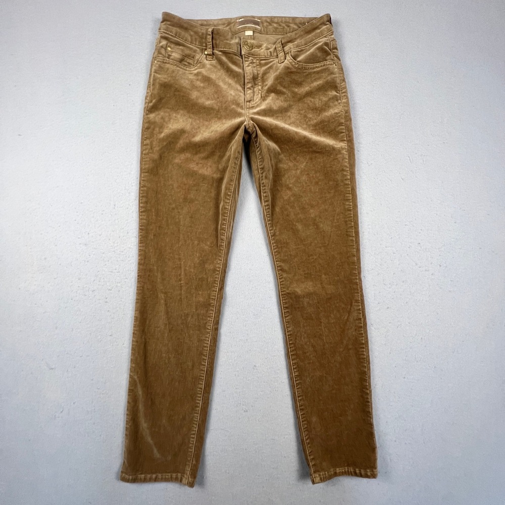 KUT from the Kloth Catherine Boyfriend Pants Womens 6 Tan Corduroy KP494MQ9U